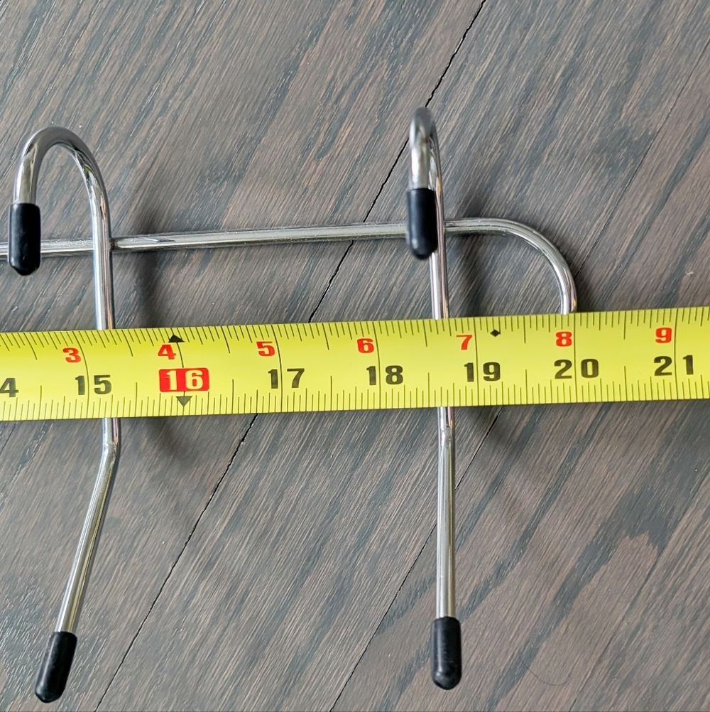 Stainless Steel Wall Coat Hooks, 20" Long - Picture 4 of 4